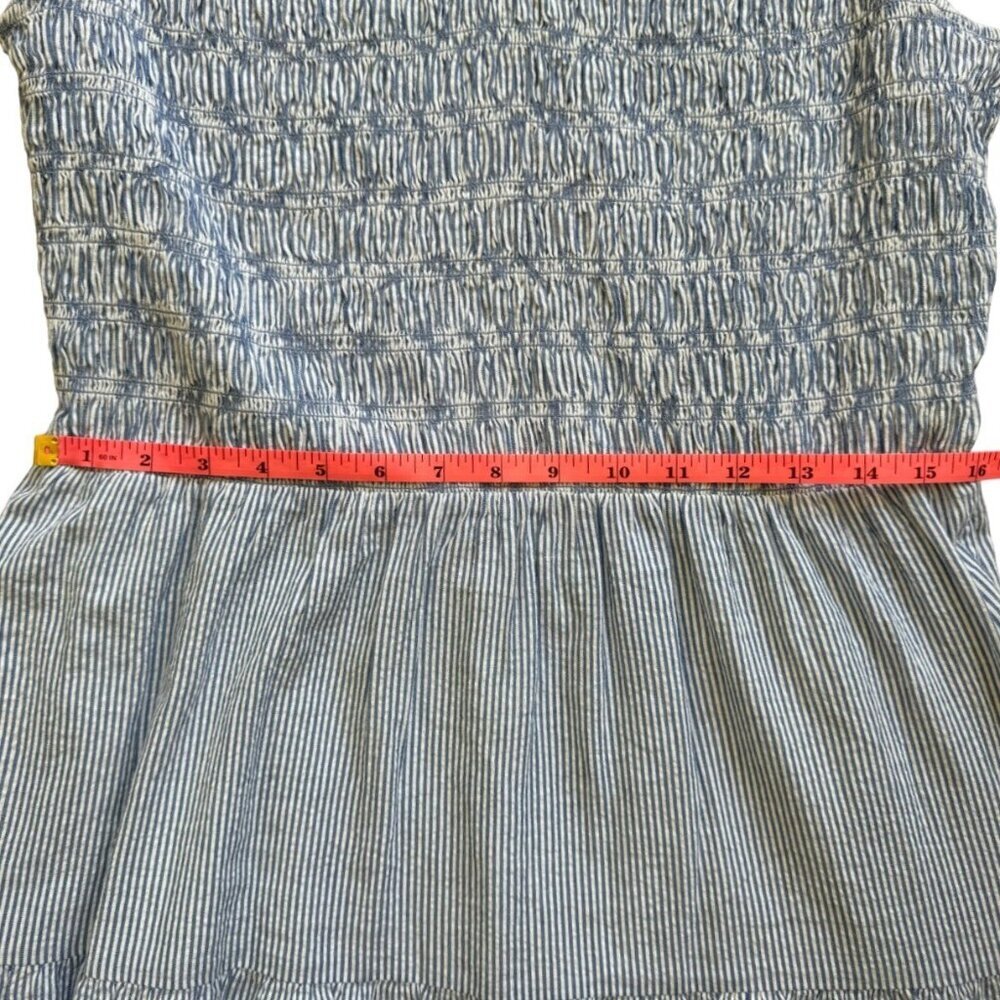 NWT Vineyard Vines x Kentucky Derby Blue & White Stripe Nap Dress Size L - Picture 8 of 14